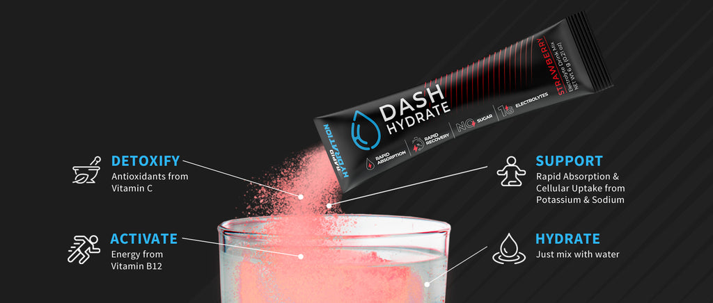Dash Hydrate Electrolyte Energy Boost | First Responder Owned and Prou ...